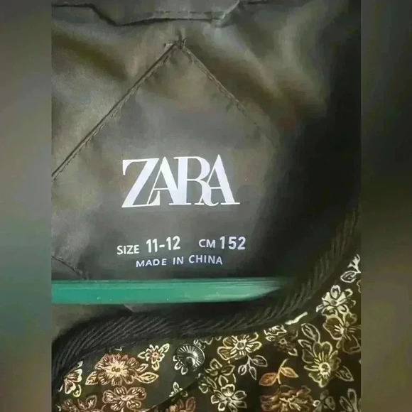 Zara Jackets & Coats | Zara | Quilted Spring Jacket|
Color: Black/Brown 11/12Y - Picture 6 of 7